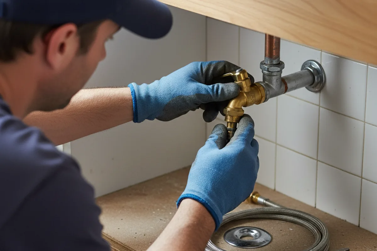 Shutoff valve and fitting work during Emergency Plumbing in Westchester